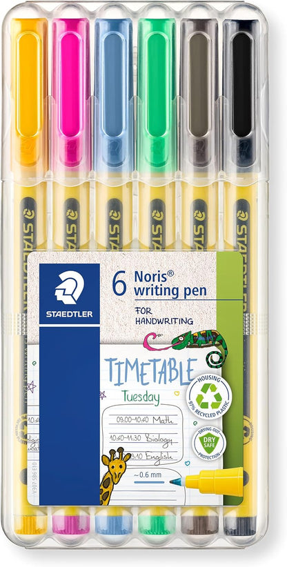Staedtler - Fineliner 0,6 Mm - 6 Pc. (307 Sb6)