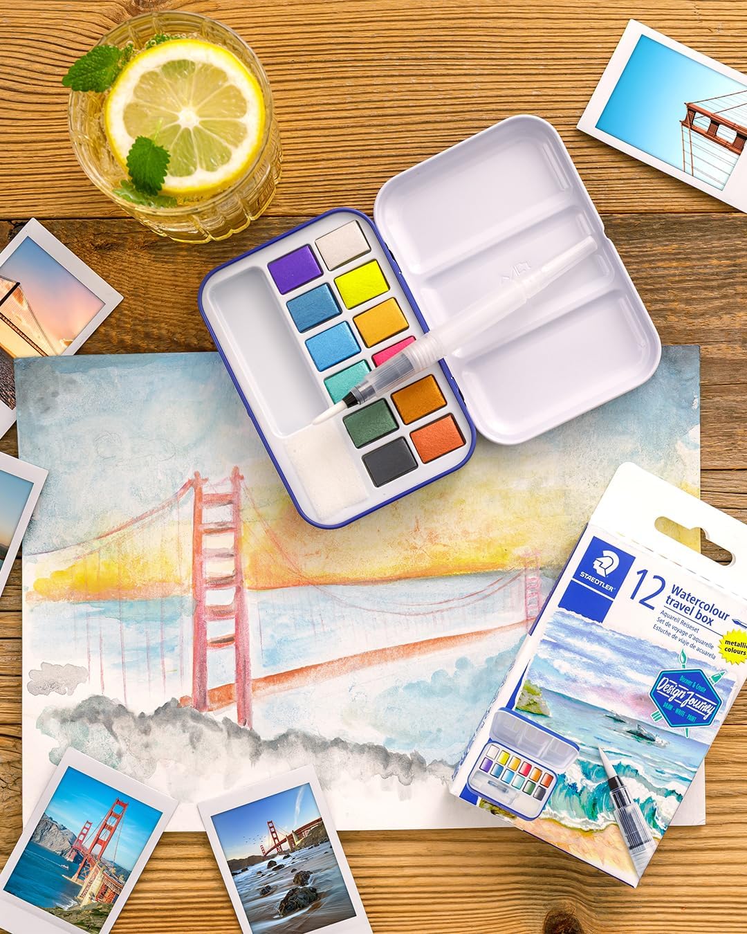 Staedtler - Metallic Watercolours (888Mm12-C)