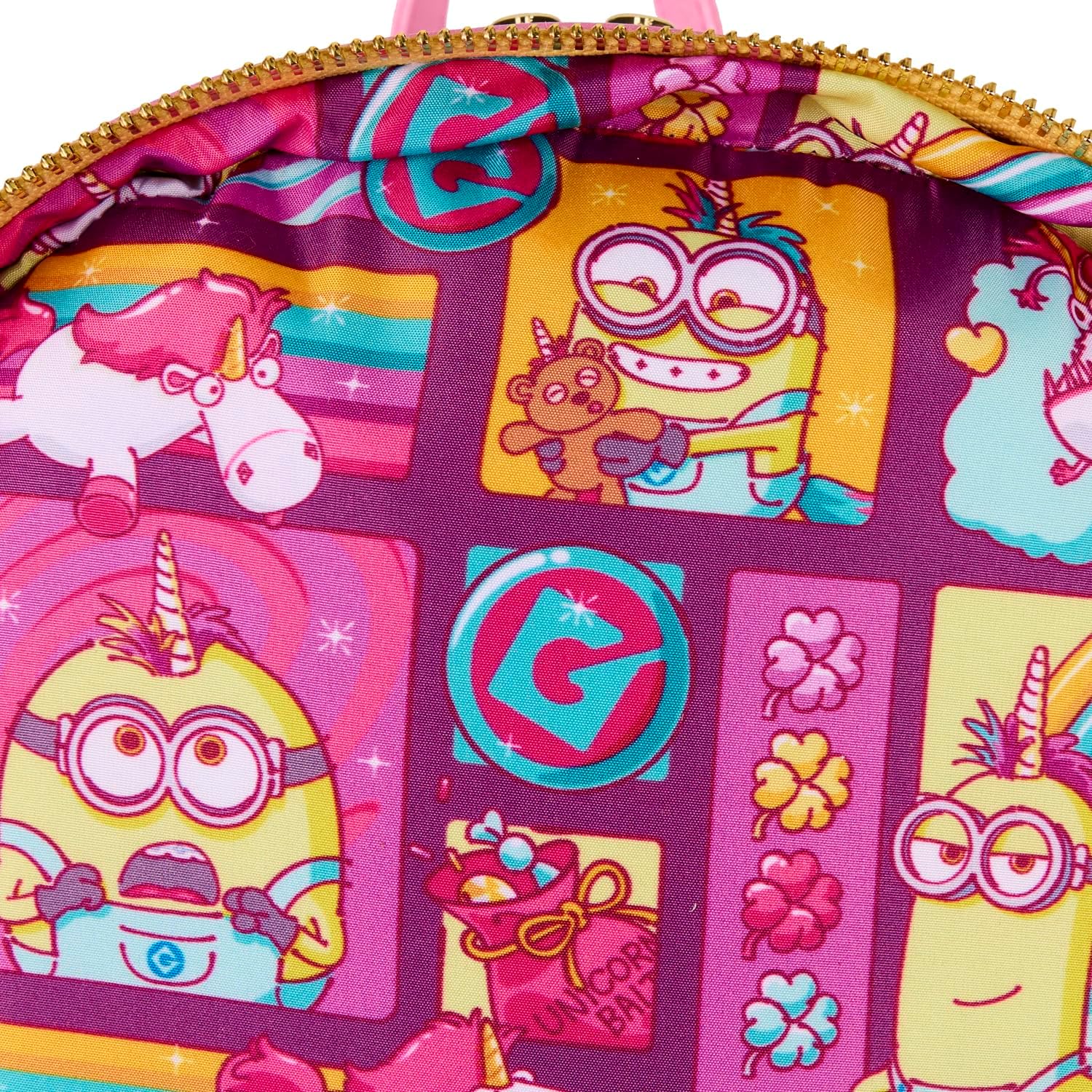 Loungefly Mini sac à dos universel Minions en peluche licorne