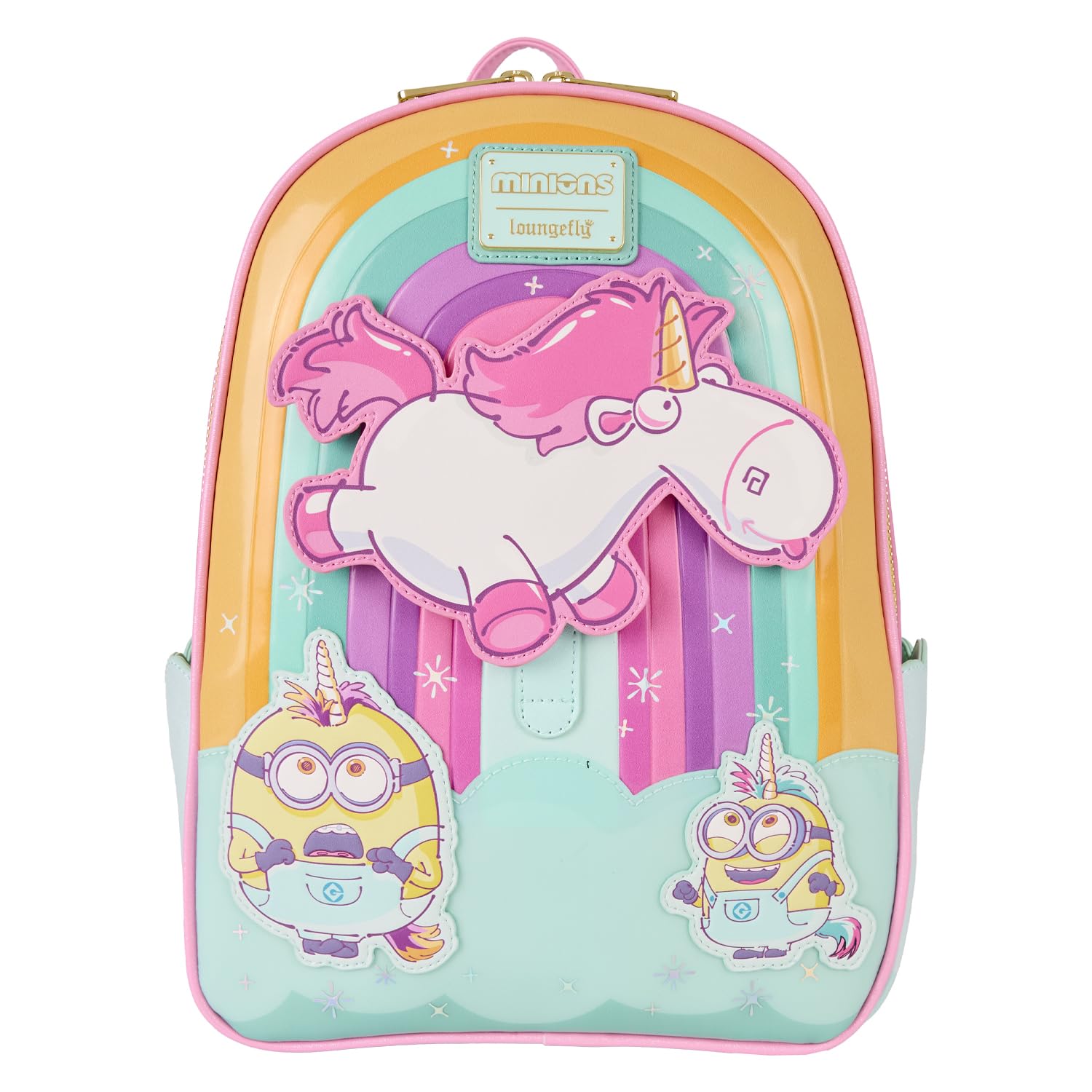 Loungefly Mini sac à dos universel Minions en peluche licorne