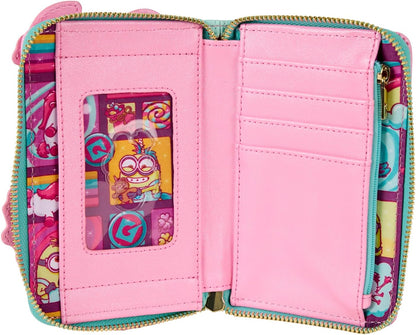 Loungefly Universal Minions Fluffy Unicorn Zip Around Wallet