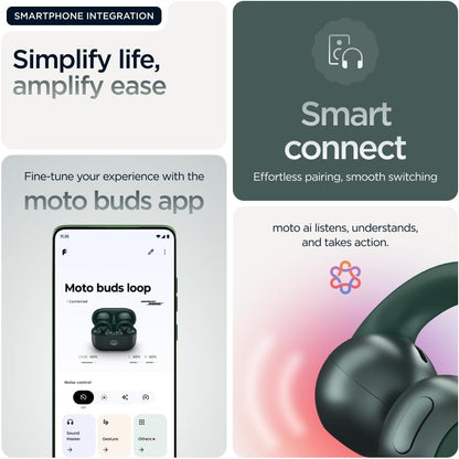 Moto buds loop - Green