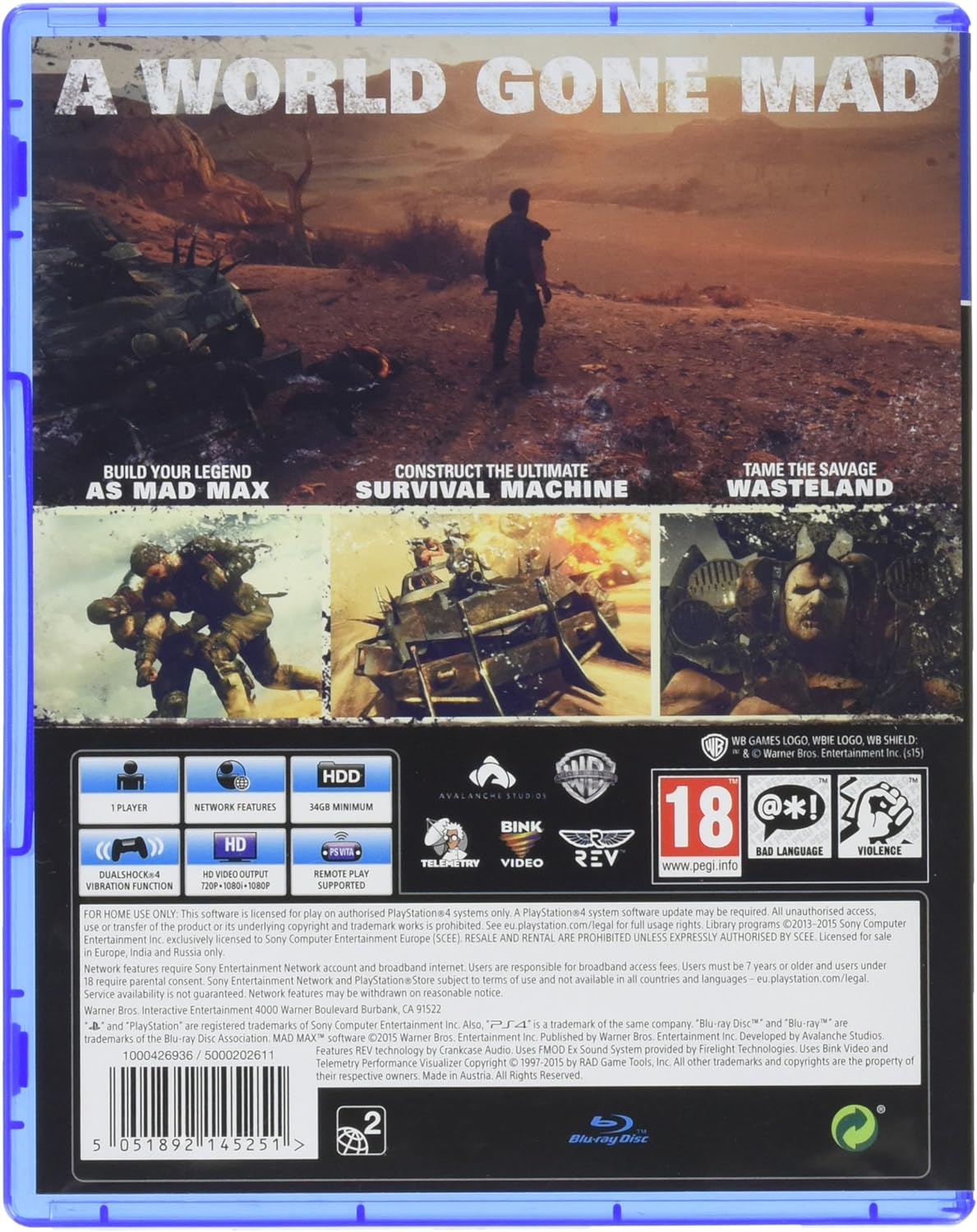 Mad Max (PS4)