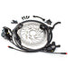 Clarks Cycle Systems HD-M3000 E-Bike Hydraulische Scheibenbremsen Set inkl. Rotoren, Oliven, is-Halterungen, 180/160mm