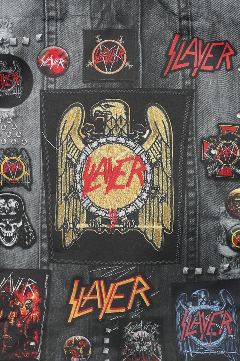 Slayer rocksax - Slayer Logo Unisex Borsa Di Tela multicolore 100% poliestere