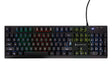 SureFire Kingpin X2 Gaming Keyboard US English, Gaming Multimedia Keyboard with Lighting, RGB Keyboard with Aluminium Faceplate, 25 Anti-Ghosting Keys, American Layout QWERTY