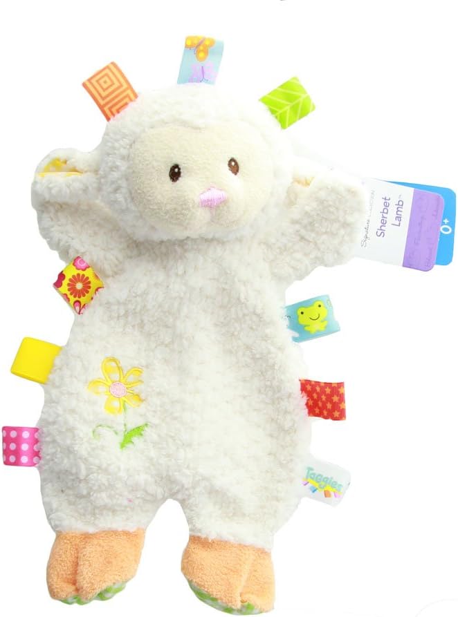 Taggies Lovey Soft Toy, 30-Centimetres, Sherbet Lamb