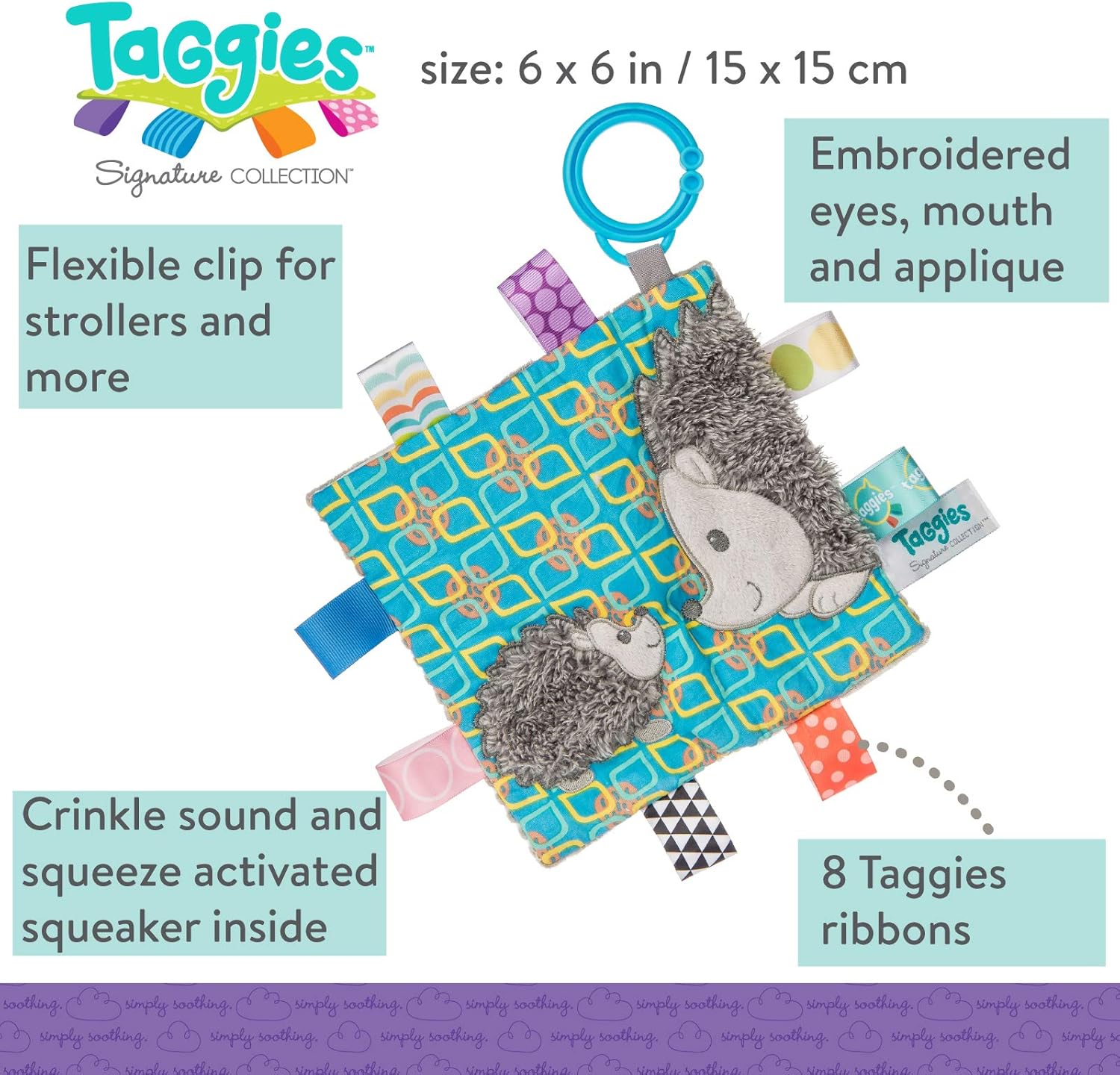 Mary Meyers Tg Heather Hedgehog Crinke Me