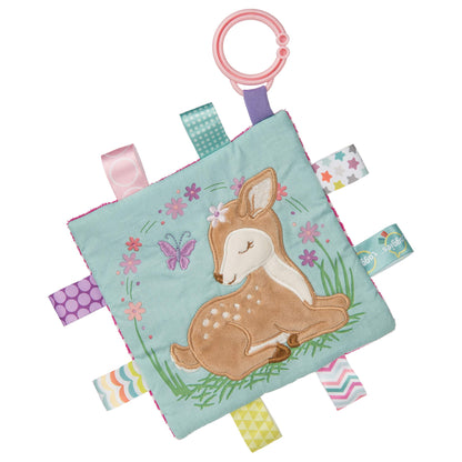Taggies Crinkle Me Toy with Baby Paper & Squeaker, 16.5 x 16.5-Centimetres, Flora Fawn
