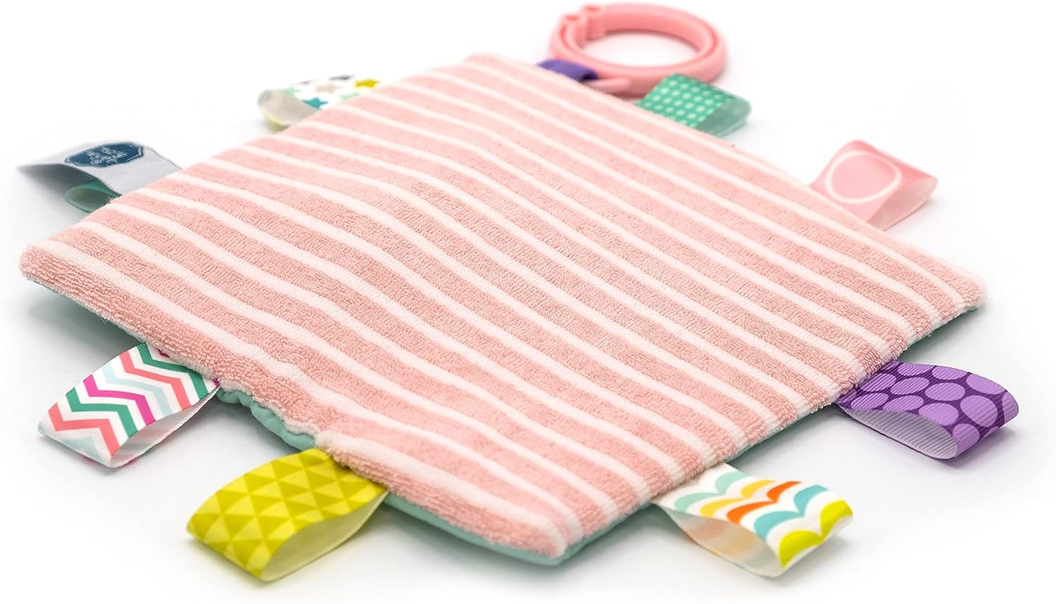 Taggies Crinkle Me Toy with Baby Paper & Squeaker, 16.5 x 16.5-Centimetres, Flora Fawn