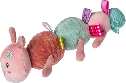 Mary Meyer,41654M, Taggies Plush Stuffed Animal Super Soft Toy with Sensory Tags, 10-Inches, Camilla Caterpillar