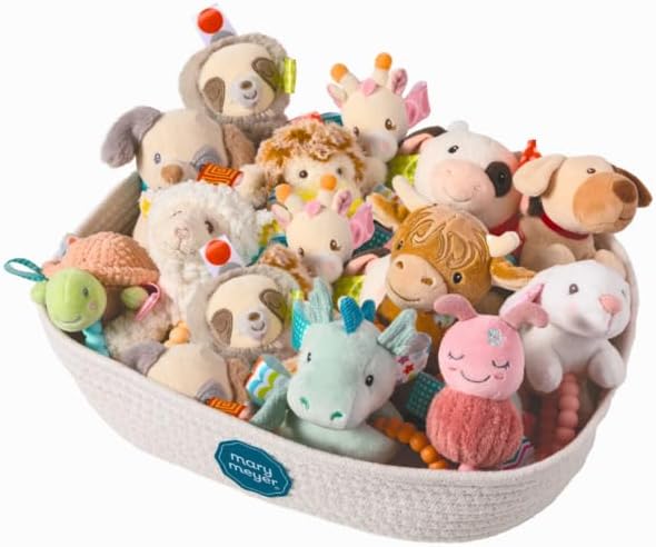 Mary Meyer,41654M, Taggies Plush Stuffed Animal Super Soft Toy with Sensory Tags, 10-Inches, Camilla Caterpillar