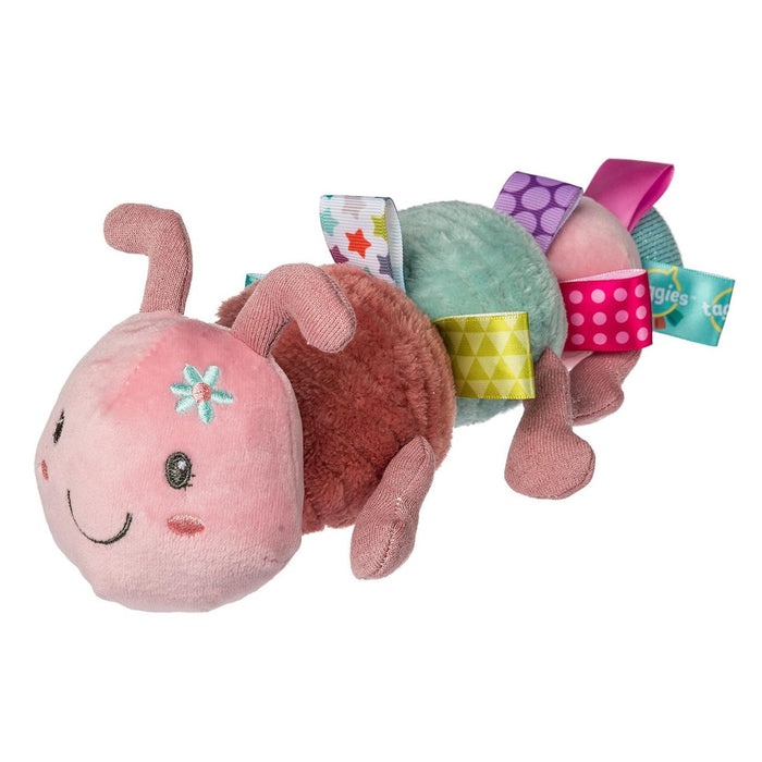 Mary Meyer,41654M, Taggies Plush Stuffed Animal Super Soft Toy with Sensory Tags, 10-Inches, Camilla Caterpillar
