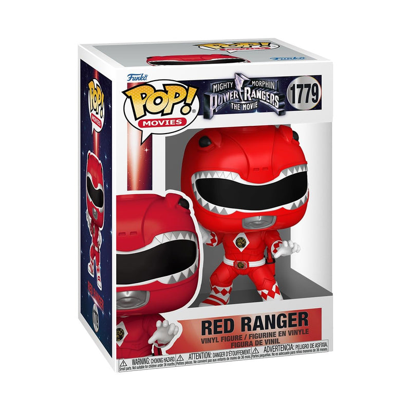 Funko Pop! Movies: Mighty Morphin Power Rangers Movie - Red Ranger - Collectable Vinyl Figure - Gift Idea - Official Merchandise - Toys for Kids & Adults - Movies Fans - Model Figure for Collectors