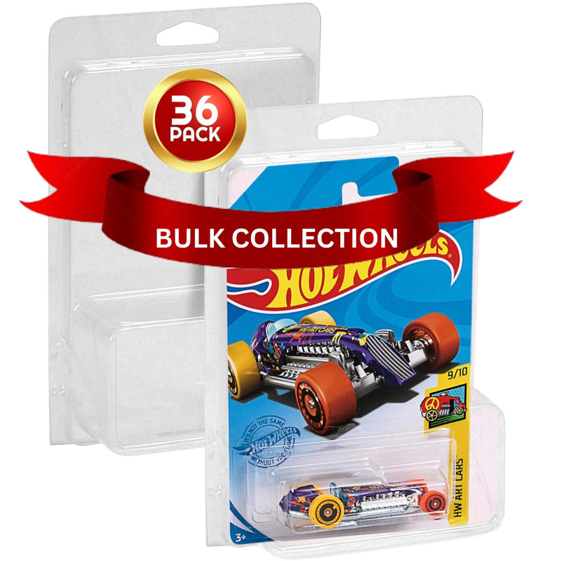 Hot Wheels Blisters 36-Pack For Long Card Mainline