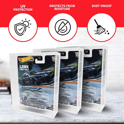 Hot Wheels Premium Acrylic Case 2-Pack