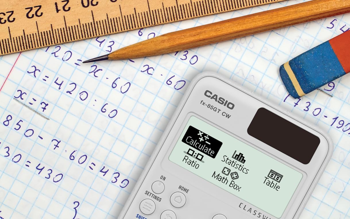 Casio fx-85GTCW White Scientific Calculator