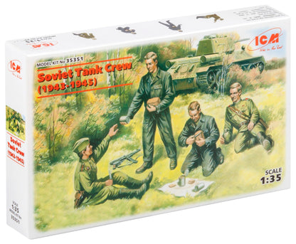 ICM 1:35 - Soviet Tank Crew (1943-1945) 4 Figs