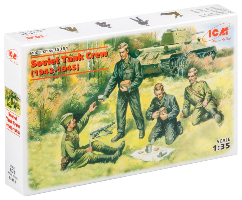 ICM 1:35 - Soviet Tank Crew (1943-1945) 4 Figs