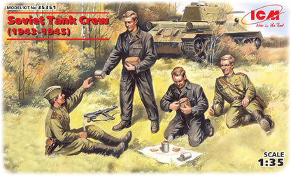ICM 1:35 - Soviet Tank Crew (1943-1945) 4 Figs