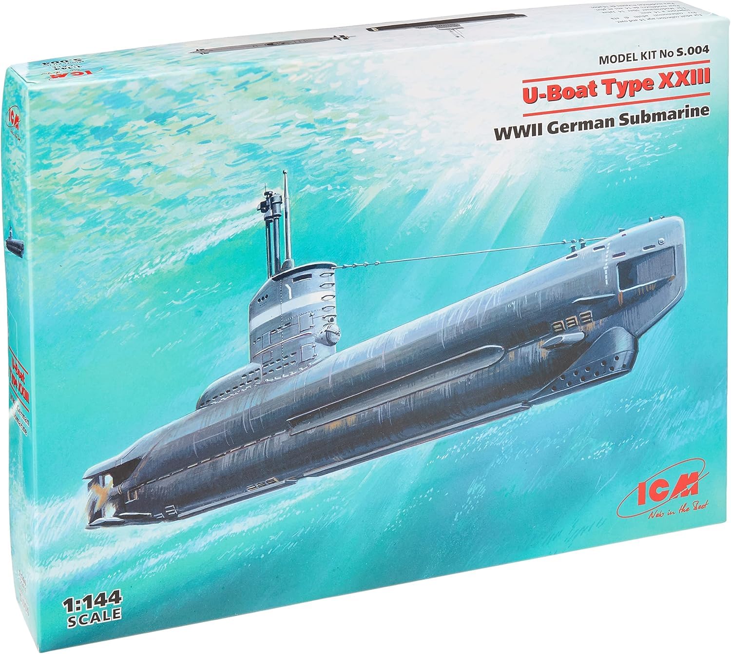 ICM 1:144 - U-Boat Type XXIII, WWII German Submarine