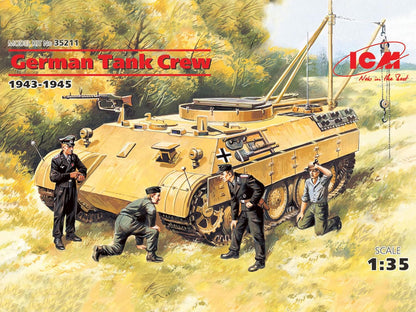 ICM ICM35211 1:35-German Tank Crew (1943-1945) 3 Figs