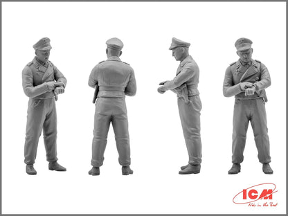 ICM ICM35211 1:35-German Tank Crew (1943-1945) 3 Figs