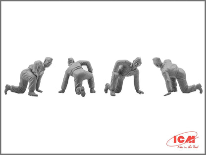 ICM ICM35211 1:35-German Tank Crew (1943-1945) 3 Figs
