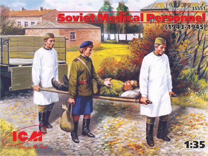 ICM 35551 Soviet Medical Personnel 1943-45 Scala 1:35 Plastic Kit