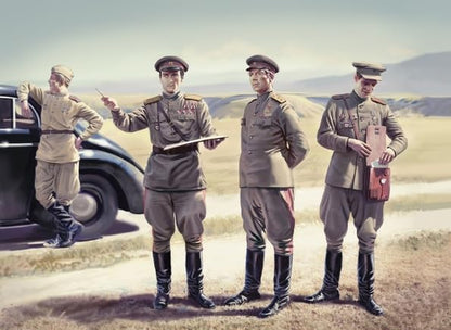 ICM 35612 - 1/35 WWII Soviet Staff Personnel (1939-1945