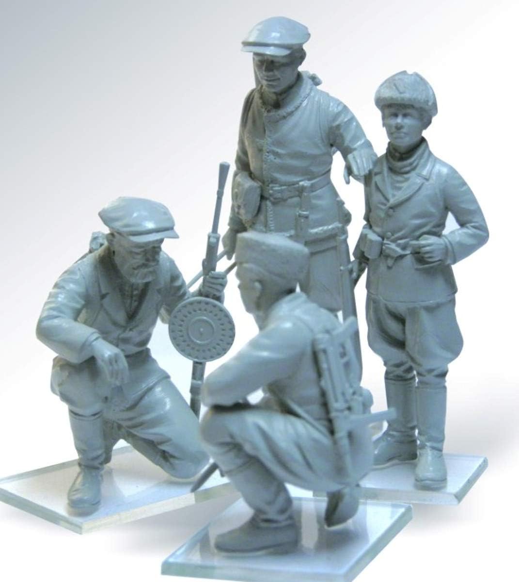 ICM ICM35631 1:35-WWII Soviet Partisans 4 Figs
