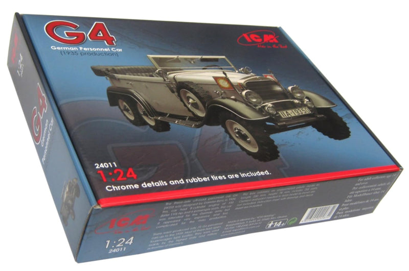 ICM 1/35 Mercedes Typ G4 (1935 production), German Personnel Car model kit # 24011