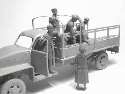 ICM ICM35635 1:35-Soviet Motorized Infantry (1943-1945) 5 Figs