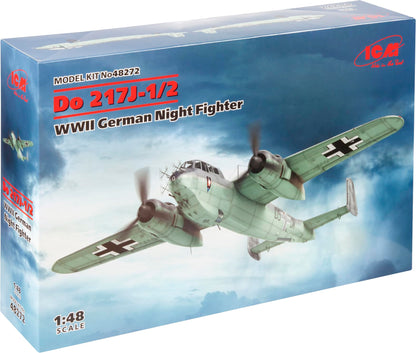ICM 1:48 Do 217J-1/2 WWII German Night Fighter Model Kit for Adults, Hobbyists, Military History Enthusiasts