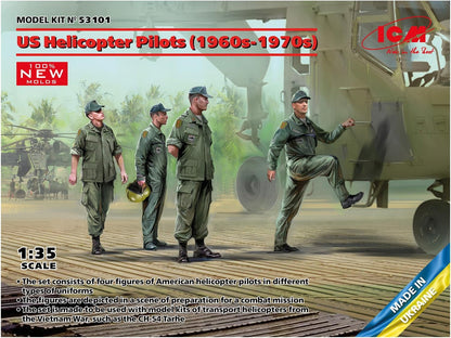 ICM 1:35 - US Helicopter Pilots (1960's - 70's