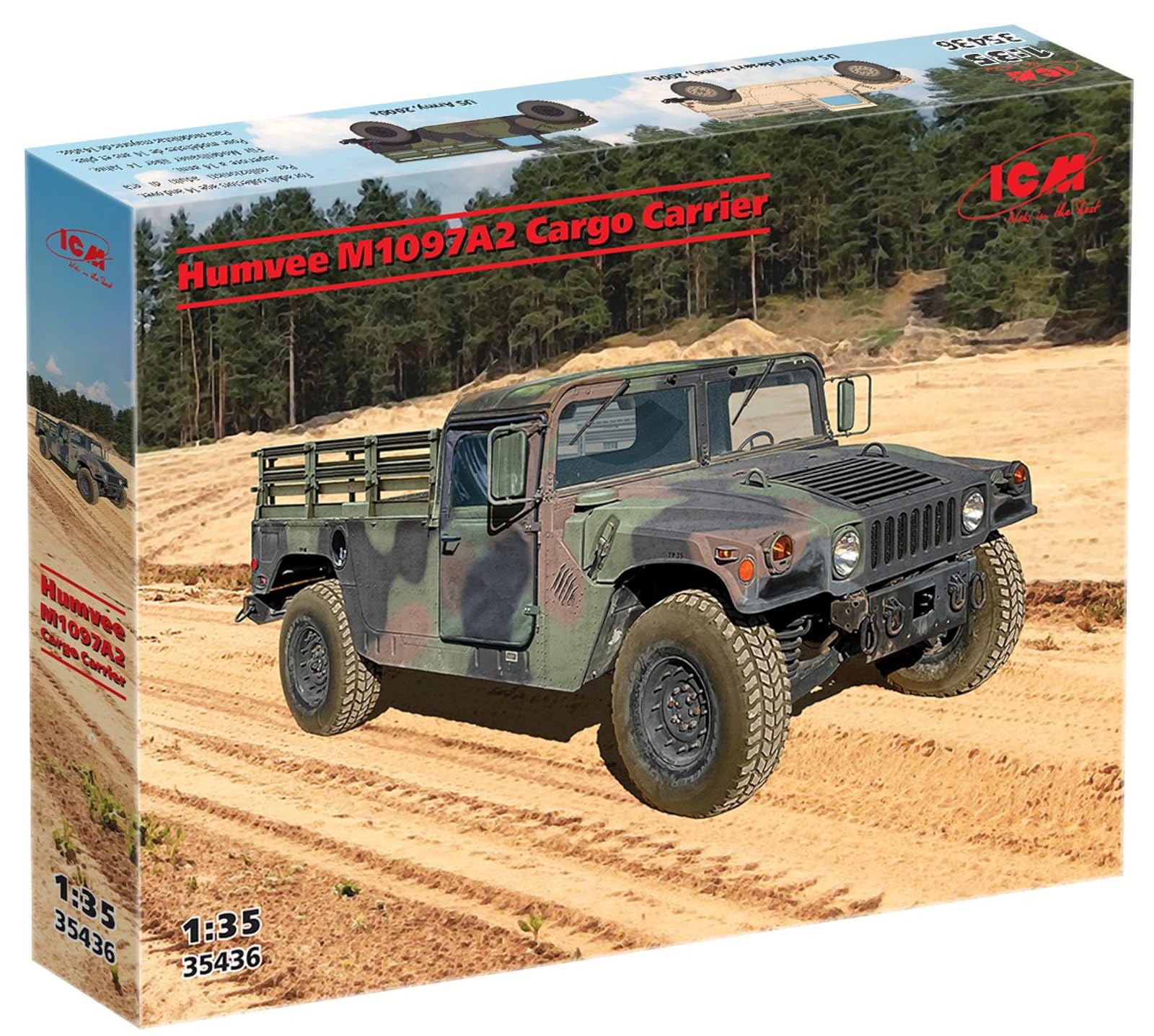 ICM 1:35 Humvee M1097A2 Cargo Carrier