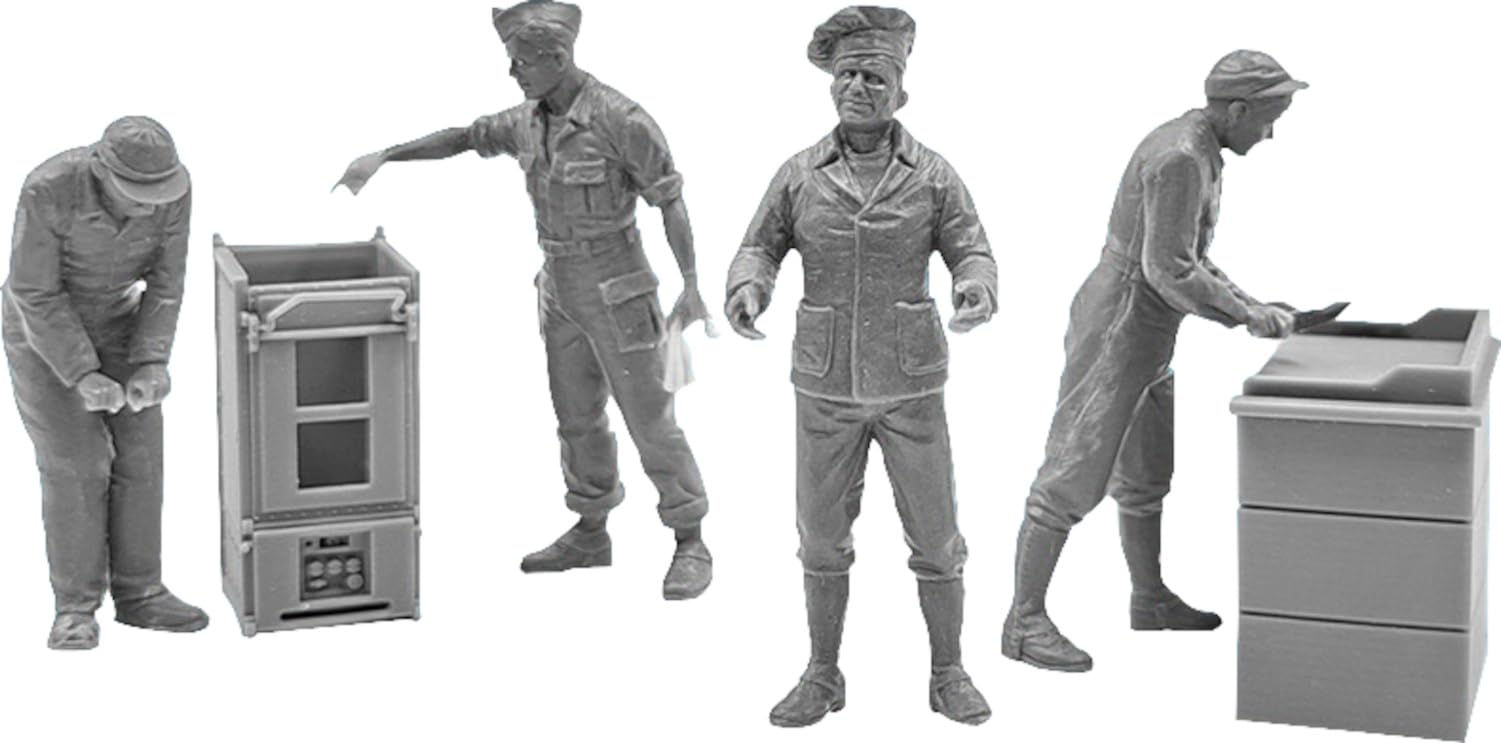 ICM 1:35 US Field Stove M1937 with cooks