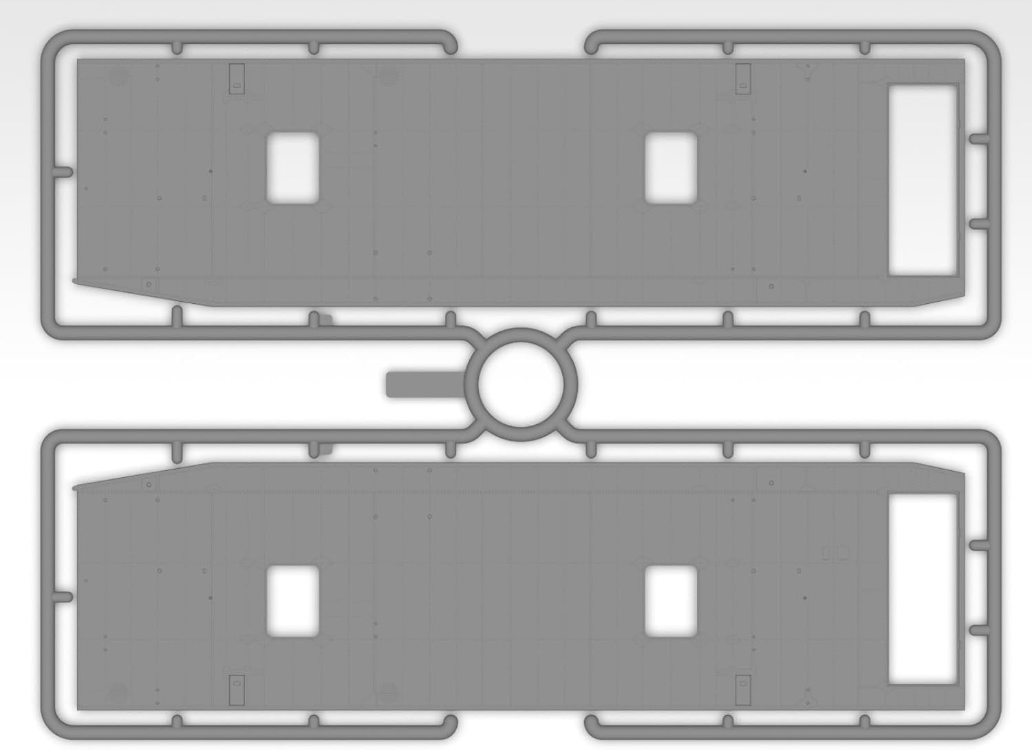 ICM - Modello universale militare Pod And M8a1 Landing Mat |icm|53201| 1:35 Modello Char Promo