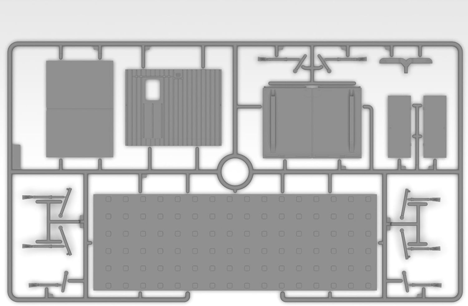 ICM - Modello universale militare Pod And M8a1 Landing Mat |icm|53201| 1:35 Modello Char Promo