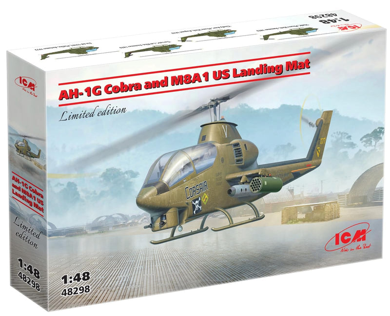 ICM 1:48 - AH-1G Cobra & M8A1 US Landing Mat