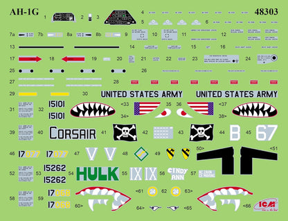 ICM 1:48 - AH-1G Cobra & M8A1 US Landing Mat