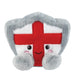 Aurora, 61631, Palm Pals Guardian Shield 5In, Soft Toy, Grey & Red