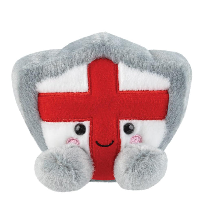 Aurora, 61631, Palm Pals Guardian Shield 5In, Soft Toy, Grey & Red
