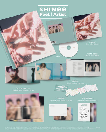 Poet / Artist Photo Book Version incl. Fluffy SHINee, Music NFC Mini-Postcard, Sticker + Photocard