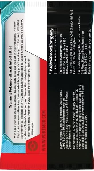 Pokémon TCG: Scarlet & Violet - Journey Together (SV9) Booster Pack - EN