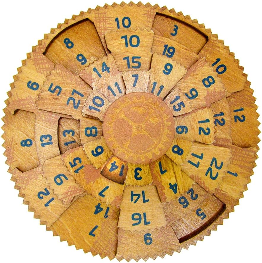The Happy Puzzle Company | True Genius Grecian Computer | Wood Brain Teaser Puzzle Based Ancient Artifacts | Learn Lateral Thinking & Problem Solving Skills | Ages 14+