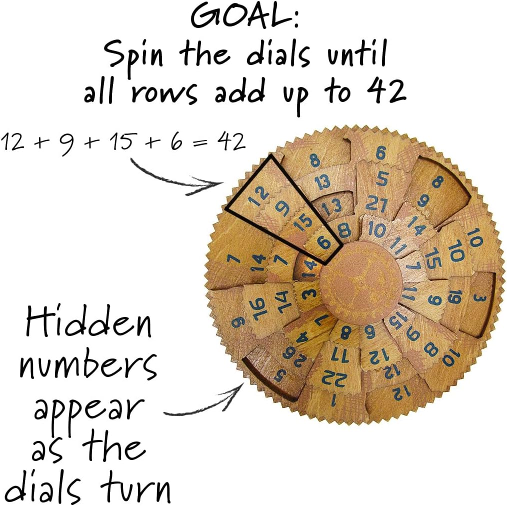 The Happy Puzzle Company | True Genius Grecian Computer | Wood Brain Teaser Puzzle Based Ancient Artifacts | Learn Lateral Thinking & Problem Solving Skills | Ages 14+