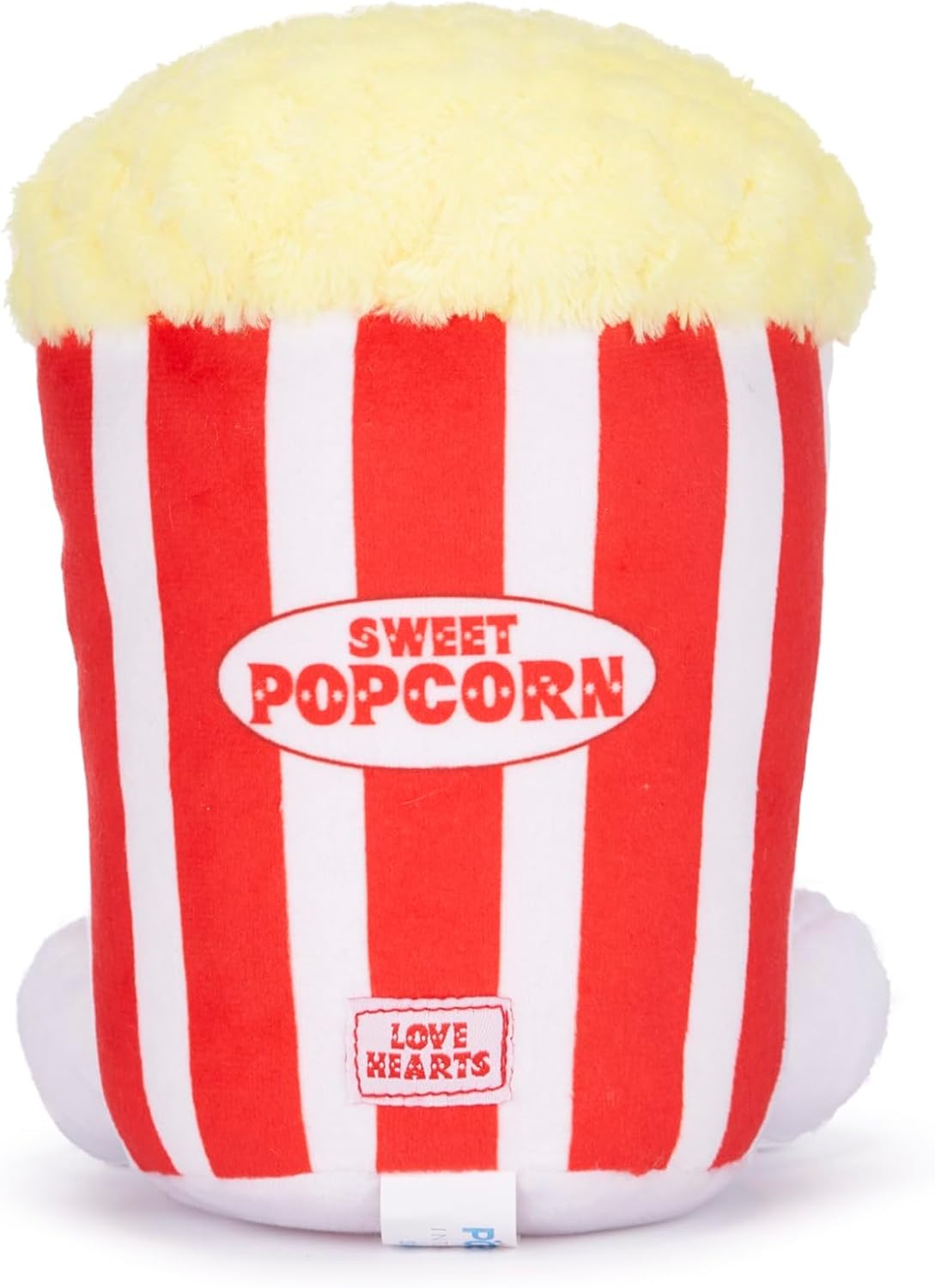 Swizzels Love Hearts 7" (18cm) "Hope Your 18th is Poppin" Popcorn Plush Soft Toy