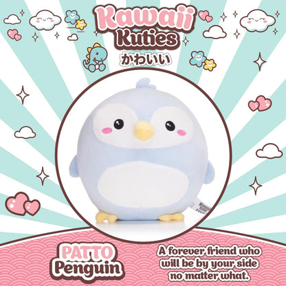 Kawaii Kuties 9.5" (24cm) Patto the Penguin Soft Squishy Plush Toy