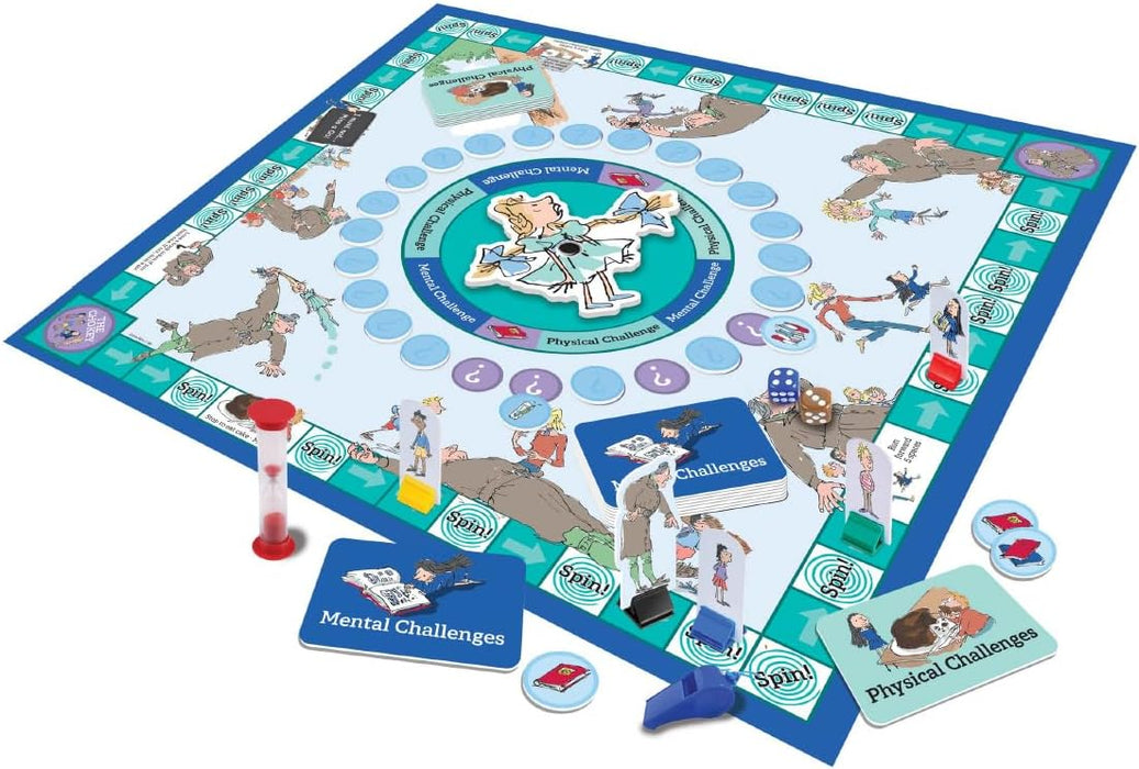 Roald Dahl Matilda The Extraordinary Challenges Board Game, Family Game, 2-4 Players, Mental and Physical Challenges